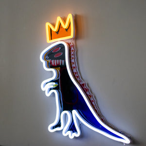 Pez Dispenser Neon Sign by Jean-Michel Basquiat  Artware Editions   