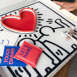 Mix Colored Keith Haring Neon Sign