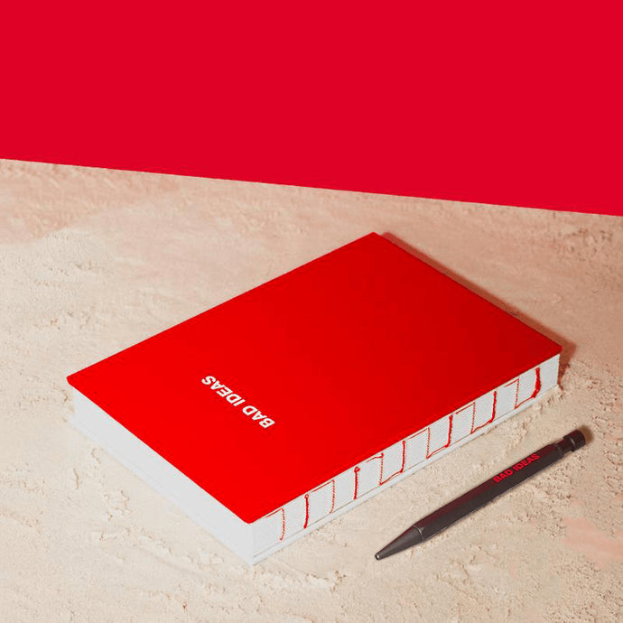 Bad Ideas Pen and Bad Ideas/Good Ideas Notebook by Marina Abramovic ARTISTS,GIFTING,OBJECTS Third Drawer Down