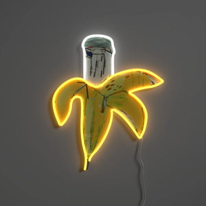Banana by Jean-Michel Basquiat Neon Sign