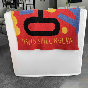 David Shillinglaw Hieroglyphics Cotton Throw Artware Editions