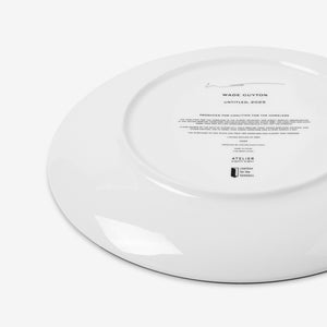 Wade Guyton Plate - Limited Edition CFTH25