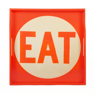 EAT Tray by Robert Indiana  Artware Editions   