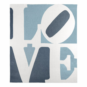 LOVE throw blanket by Robert Indiana  Artware Editions   