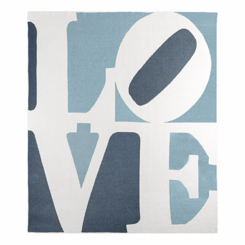 LOVE throw blanket by Robert Indiana