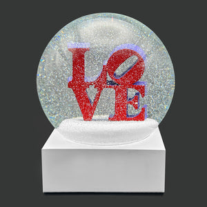 LOVE Snow Globe by Robert Indiana  Artware Editions   