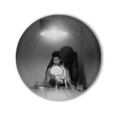 Untitled (Man and Mirror) Plate by Carrie Mae Weems  Artware Editions   