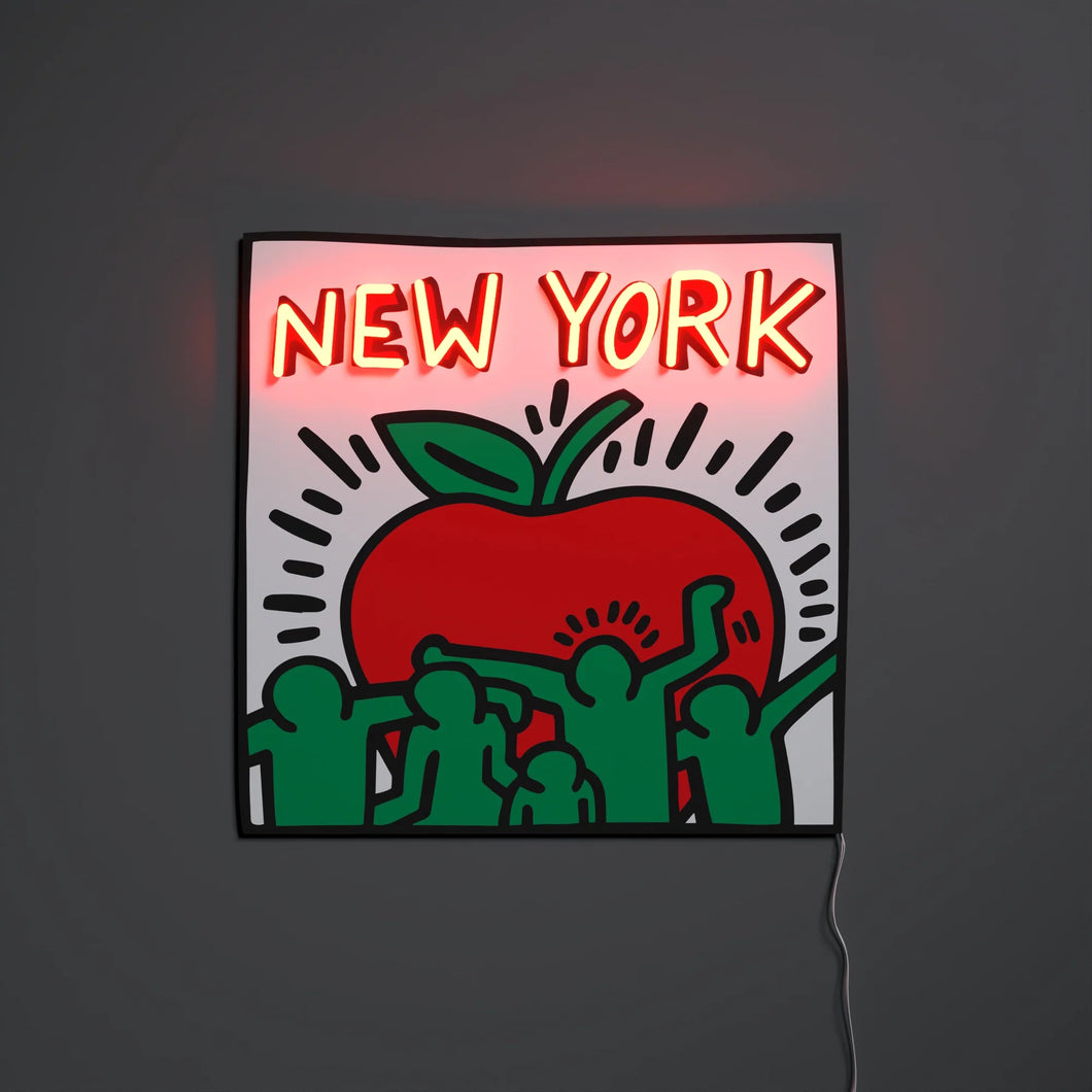 New York by Keith Haring LED Neon Sign