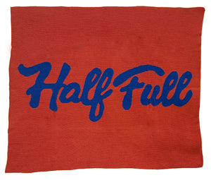 Half Full / Half Empty Throw Blankets by Joel Mesler