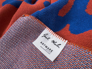 Half Full / Half Empty Throw Blankets by Joel Mesler Artware Editions