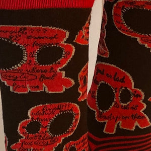 Mr. Hydde "Red Voices" Socks Artware Editions