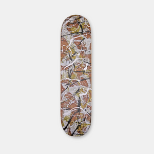 Number Seven by Jackson Pollock Skateboard Deck Skateroom