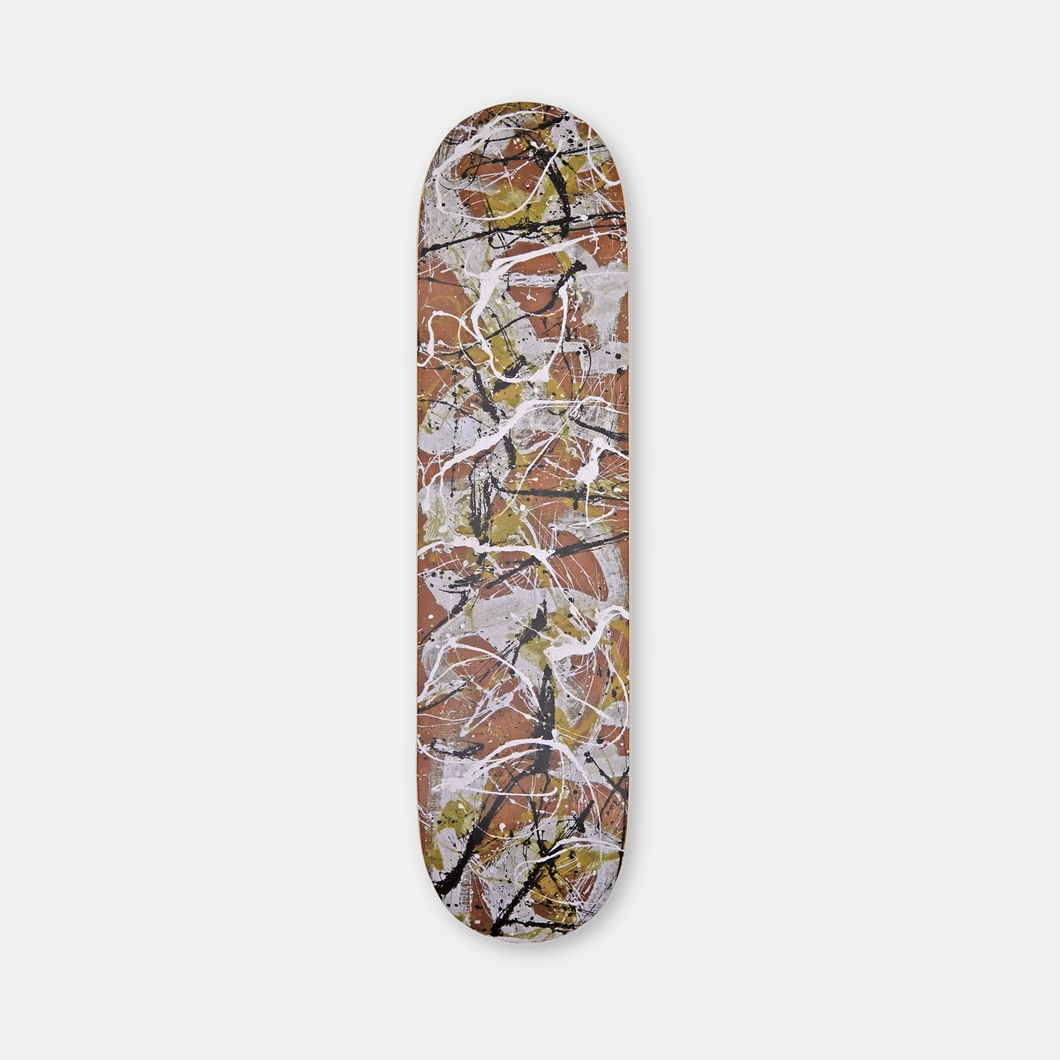Number Seven by Jackson Pollock Skateboard Deck Skateroom