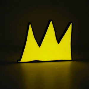 The Crown by Jean-Michel Basquiat LED Neon Lamp yellowpop