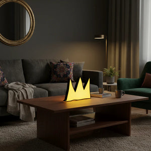 The Crown by Jean-Michel Basquiat LED Neon Lamp yellowpop