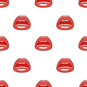 Lips Pattern Wallpaper by Tom Wesselmann  Artware Editions   