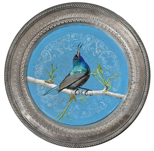 Sun Bird 1 Dish by Bill Samios  Artware Editions   