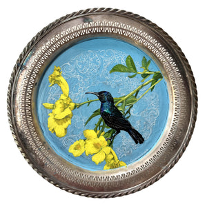 Sun Bird 2 Dish by Bill Samios  Artware Editions   