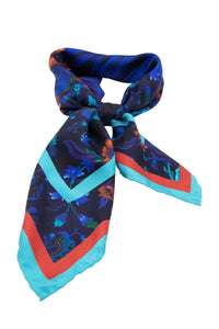 Notes on Blue Silk Scarf by Kehinde Wiley  Artware Editions   