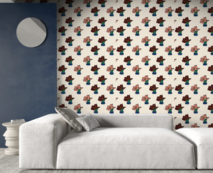 Flowers Pattern Wallpaper by Tom Wesselmann  Artware Editions   