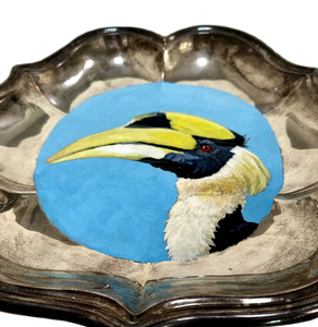 Great Hornbill Dish by Bill Samios  Artware Editions   