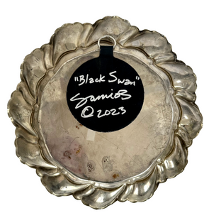 Black Swan Plate by Bill Samios  Artware Editions   