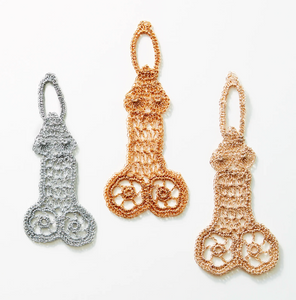 Olek Xxxmas Ornaments Artware Editions silver/copper/rose gold