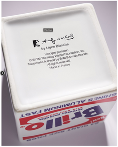 Brillo Box Candle by Andy Warhol Ligne Blanche