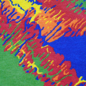 Tumultuous Heart Rug by Walter Robinson