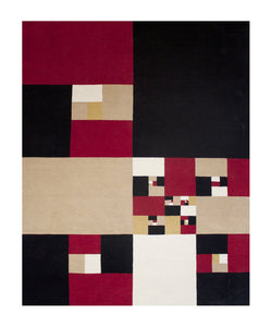 Nine Constant Windows Rug by James Siena BravinLee