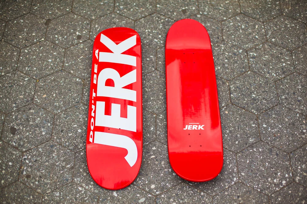Barbara Kruger Don't Be A Jerk Skateboard Deck Artware Editions