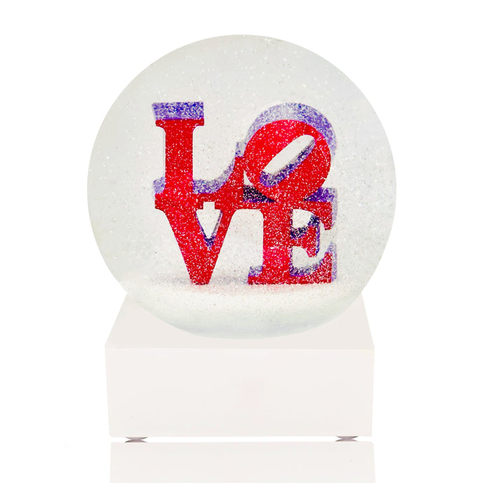 LOVE Snow Globe by Robert Indiana  Artware Editions   