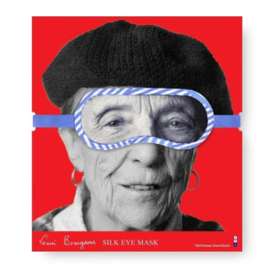 Silk Portrait Eye Mask featuring Louise Bourgeois GIFTING,OBJECTS,ARTISTS,NEW! vendor-unknown