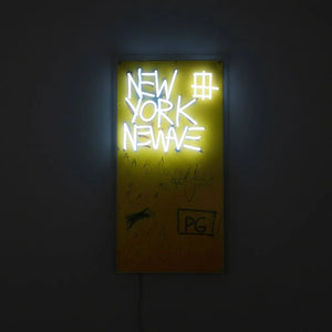 New York Wave by Jean-Michel Basquiat Neon Sign