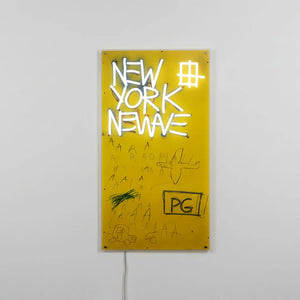 New York Wave by Jean-Michel Basquiat Neon Sign