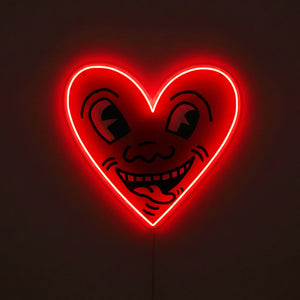 Heart by Keith Haring Neon Sign