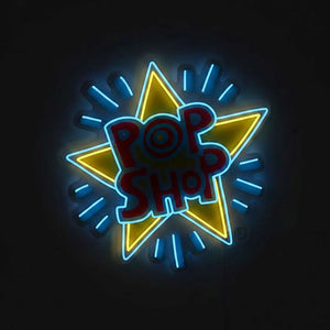 Pop Shop by Keith Haring Neon Sign