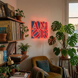 Amor by Robert Indiana LED Neon Sign