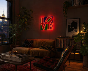 Love by Robert Indiana LED Neon Sign