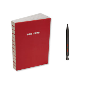 Bad Ideas Pen and Bad Ideas/Good Ideas Notebook by Marina Abramovic ARTISTS,GIFTING,OBJECTS Third Drawer Down