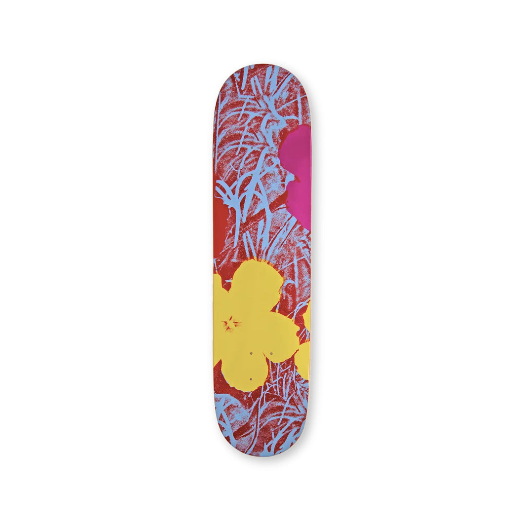 Flowers (Afternoon) by Andy Warhol Skateboard Deck