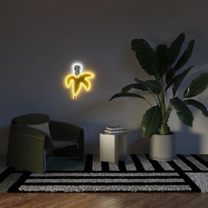 Banana by Jean-Michel Basquiat Neon Sign