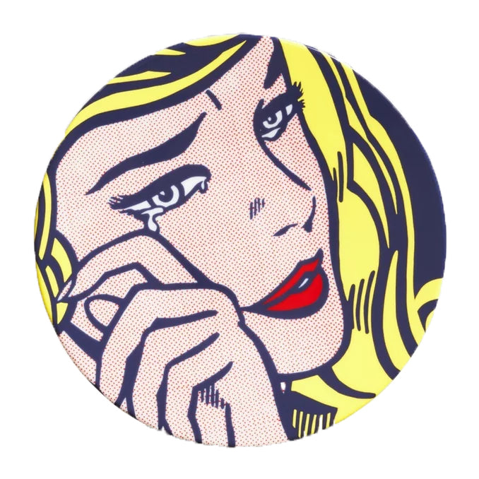 Crying Girl Plate by Roy Lichtenstein  Artware Editions   