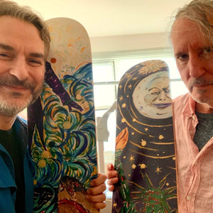 Good Night New York by Marcel Dzama and Raymond Pettibon Skateboard Deck Skateroom