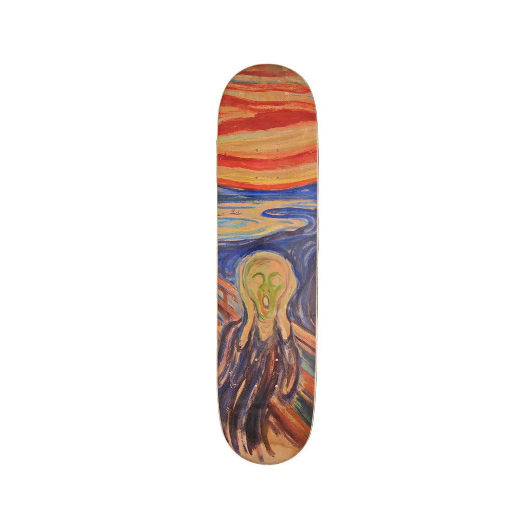 The Scream by Edvard Munch Skateboard Deck Skateroom