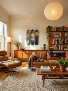 Jealousy by Edvard Munch Skateboard Deck Triptych Skateroom