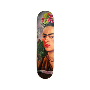 Self-Portrait Dedicated to Dr. Eloesser by Frida Kahlo Skateboard Deck Skateroom