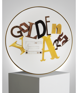 The Golden Years Plate by Jack Pierson GIFTING,OBJECTS,ARTISTS Ligne Blanche
