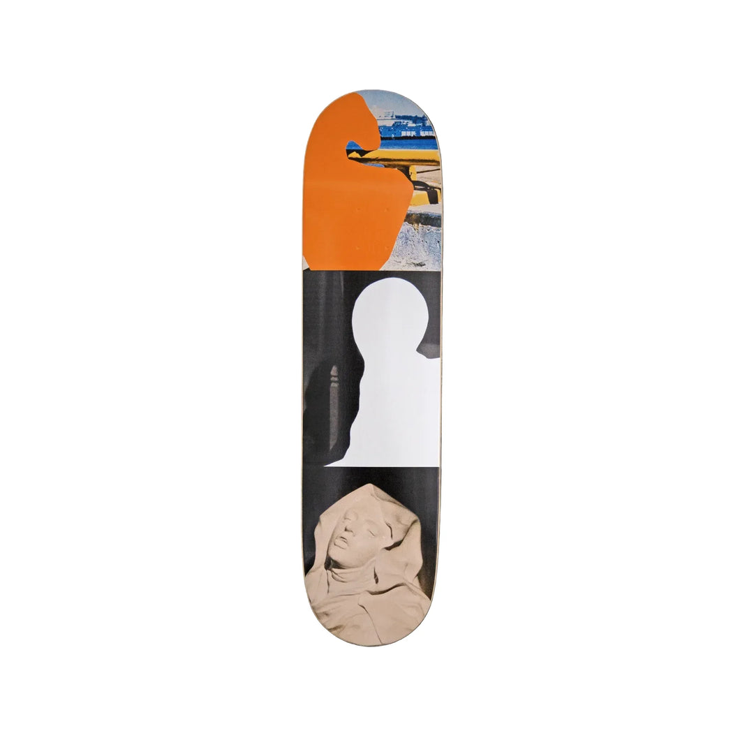 Pink Shape over Enrapted Figure (near white shape) by John Baldessari Skateboard Deck Skateroom