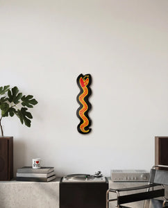Untitled (Snake) by Keith Haring Skateboard Deck